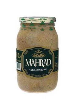 زیتون پرورده شیشه مهراد 230 گرمی