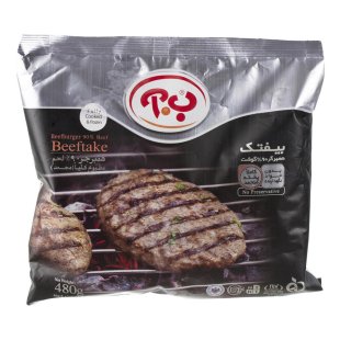 بیفتک گوشت 90 درصد ب.آ 480 گرمی