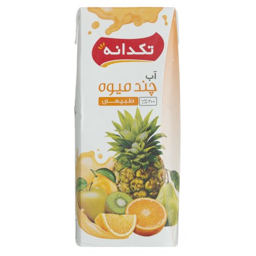 نکتار چند میوه تکدانه 200 میلی لیتر