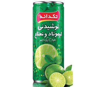 نوشیدنی لیموناد و نعناع تکدانه قوطی