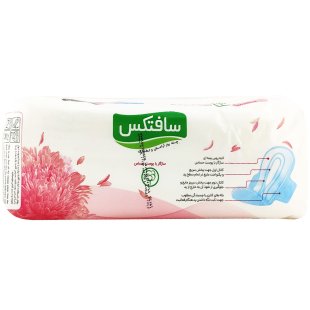 نوار بهداشتی بالدار بزرگ مشبک سافتکس