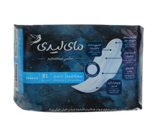 نوار بالدار مشبک 3 تا شده خیلی بزرگ آبی 24 عددی مای لیدی