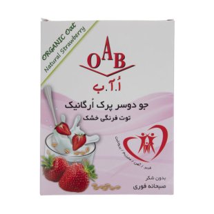 جو دو سر پرک اٌرگانیک توت فرنگی خشک اٌ.آ.ب 200 گرم