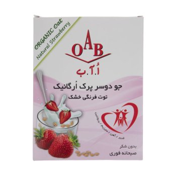جو دو سر پرک اٌرگانیک توت فرنگی خشک اٌ.آ.ب 200 گرم