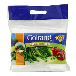 کیسه فریزر خانواده گلرنگ 1000 گرمی