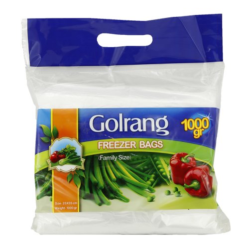 کیسه فریزر خانواده گلرنگ 1000 گرمی