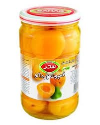 کمپوت زرد الو شیشه 660 گرمی