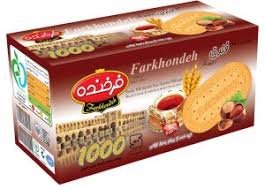 بیسکوییت فندق فرخنده 1000
