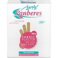 چسب زخم پارچه ای 100 عددی پنبه ریز