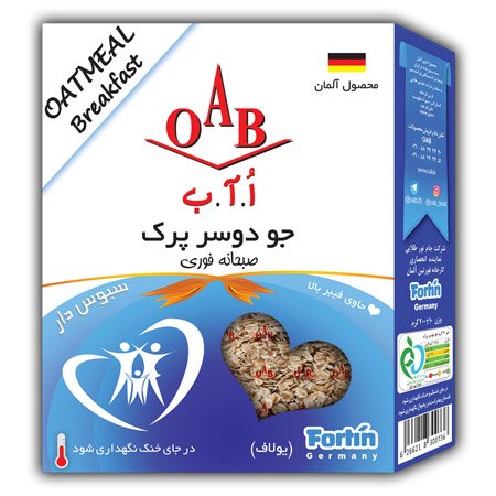جو دو سر پرک صبحانه فوری اٌ.آ.ب 200 گرم