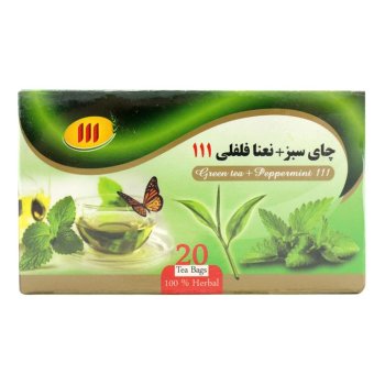 دمنوش چای سبز + نعناع فلفلی 111