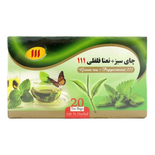 دمنوش چای سبز + نعناع فلفلی 111