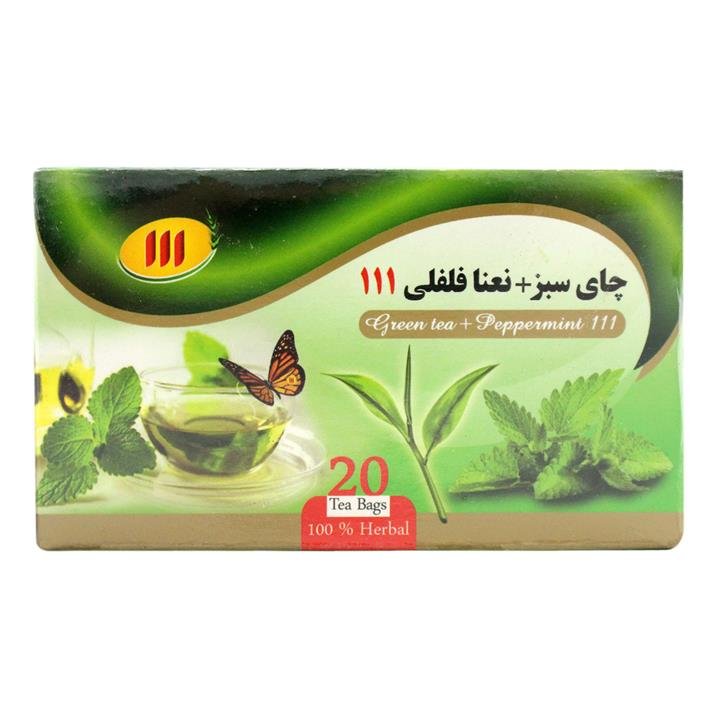 دمنوش چای سبز + نعناع فلفلی 111
