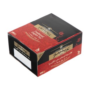 چای سیاه کیسه ای سنتی انگلیسی توینینگز 50 عددی