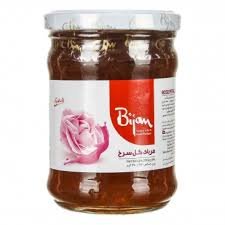 مربا شیشه گل سرخ بیژن 290 گرمی