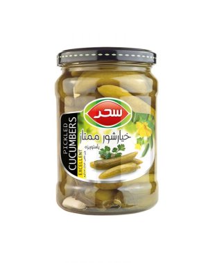 خیارشور ممتاز شیشه اختصاصی سحر 640 گرم