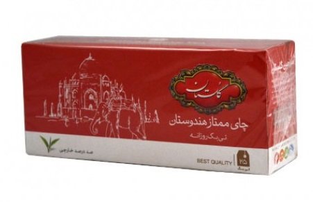 چای تی بگ ممتاز هندوستان 25 عددی گلستان