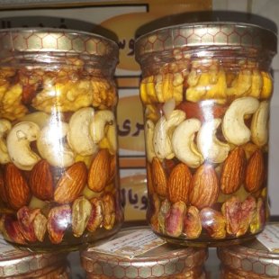 معجون عسل ومغز صد در صد طبیعی ادیب