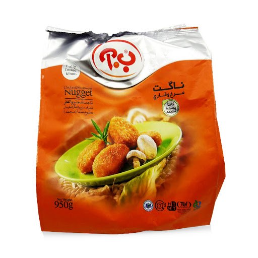 ناگت مرغ و قارچ ب آ 950 گرمی