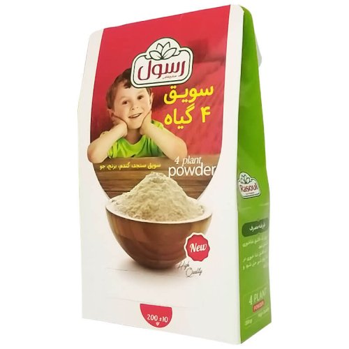 سویق کودک 4 گیاه رسول 200 گرم