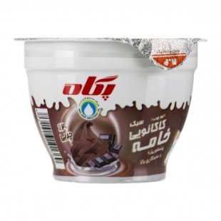 خامه کاکائویی فراپاستوریزه لیوان گرد پگاه 100 گرم