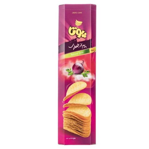 چیپس پیاز جعفری پوتا 100 گرم
