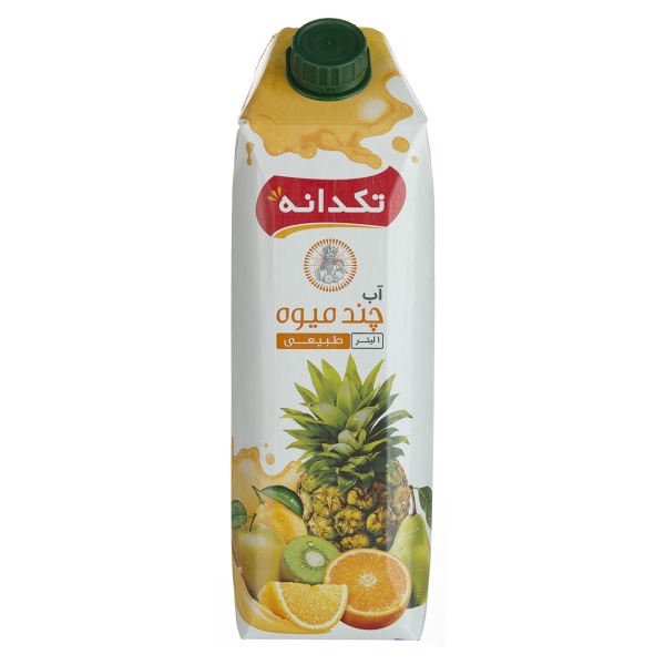 آب چند میوه تکدانه 1 لیتر