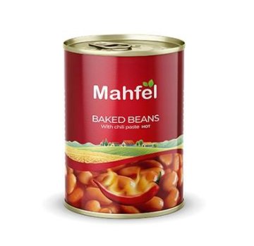 کنسرو لوبیا چیتی با سس چیلی تند محفل