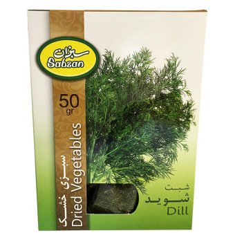 سبزی شوید سبزان 50 گرم
