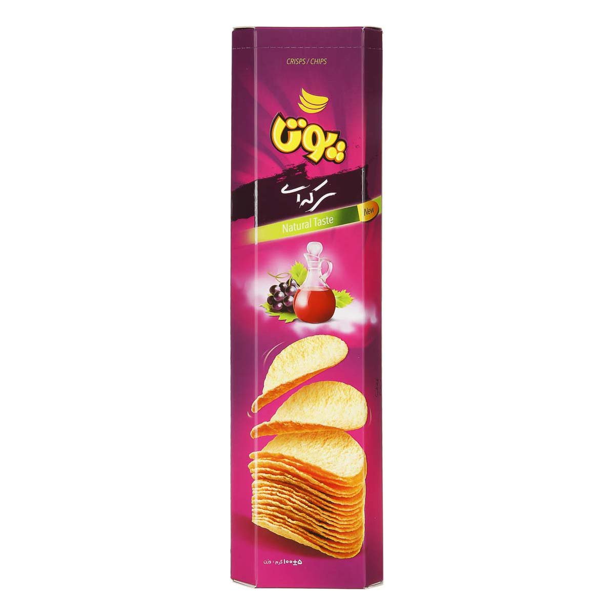 چیپس سرکه نمکی پوتا 100 گرم
