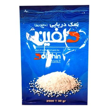 نمک دریایی دانه ریز دلفین