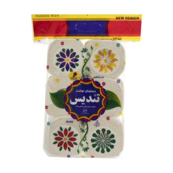 دستمال 6 رول 4 لایه تندیس
