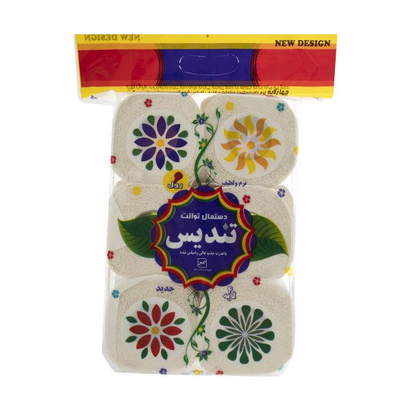 دستمال 6 رول 4 لایه تندیس
