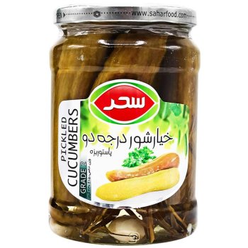 خیار شور درجه دو سحر 630 گرم