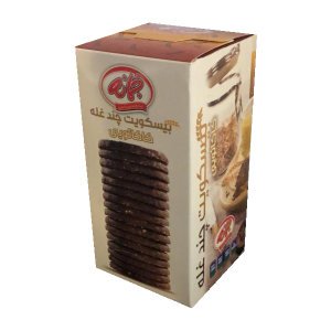 بیسکوییت چندغله کاکائویی جعبه ای جمانه