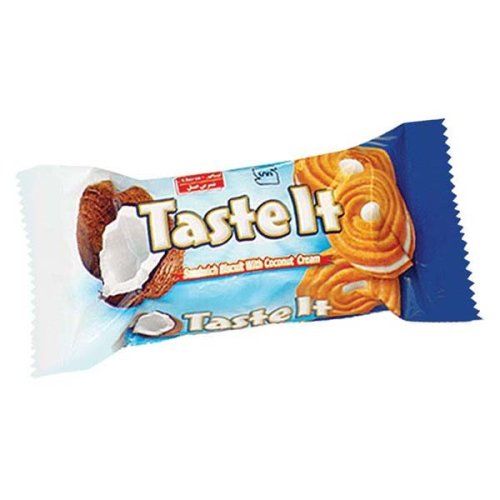 بیسکویت کرمدار قلب نارگیل شیرین عسل