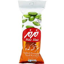 مغز تخمه کدو نمکی مزمز 40 گرمی