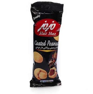 بادام زمینی روکش دار دودی مزمز 30 گرمی
