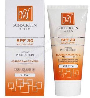 کرم محافظ آفتاب spf30 بی رنگ مای