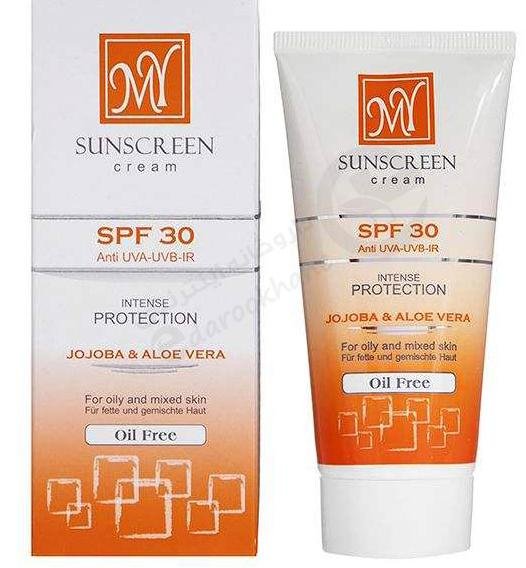کرم محافظ آفتاب spf30 بی رنگ مای