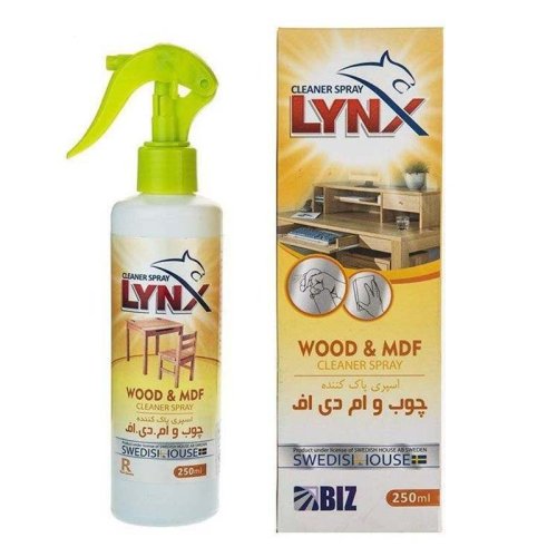 اسپره پاک کننده چوب و ام دی اف LYNX