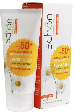 کرم محافظ آفتاب +SPF50 فاقد چربی بی رنگ 50ML - شون