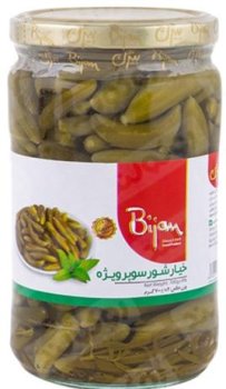 خیارشور شیشه سوپرویژه 680 گرم بیژن