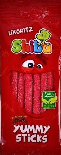 پاستیل آلبالو شکری90 گرمی شیبا