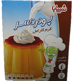 دسر کرم کارامل 180 گرمی شیبابا