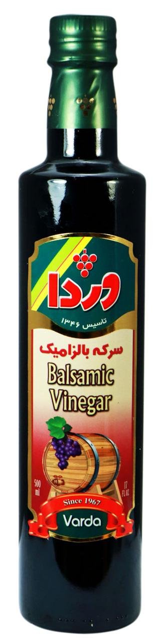 سرکه بالزامیک 500 میلی وردا
