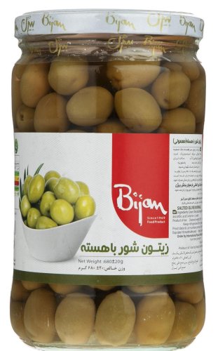 زیتون شور ویژه 680 گرمی بیژن