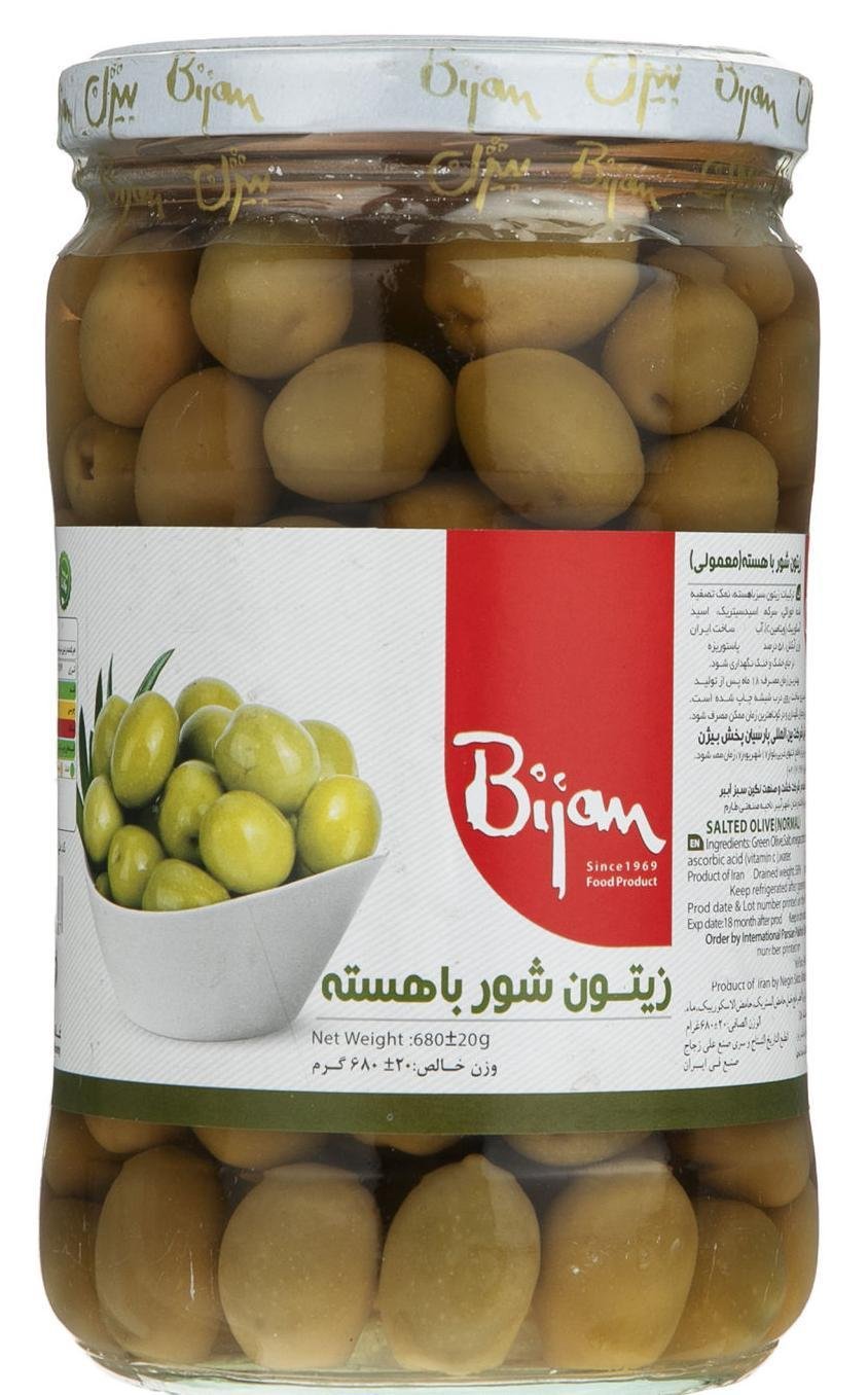زیتون شور ویژه 680 گرمی بیژن